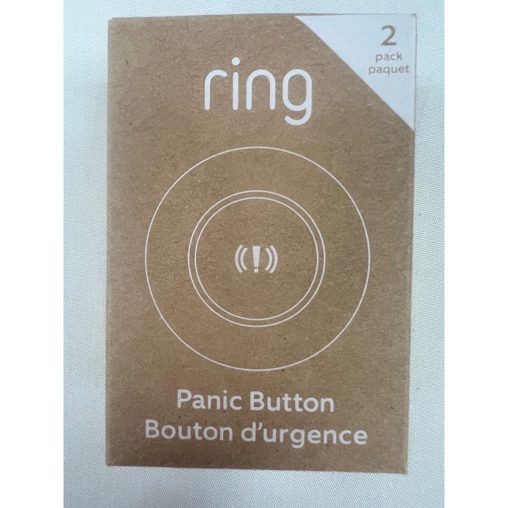 Ring Panic Button 2 Pack White Alarm System Emergency Alert NEW